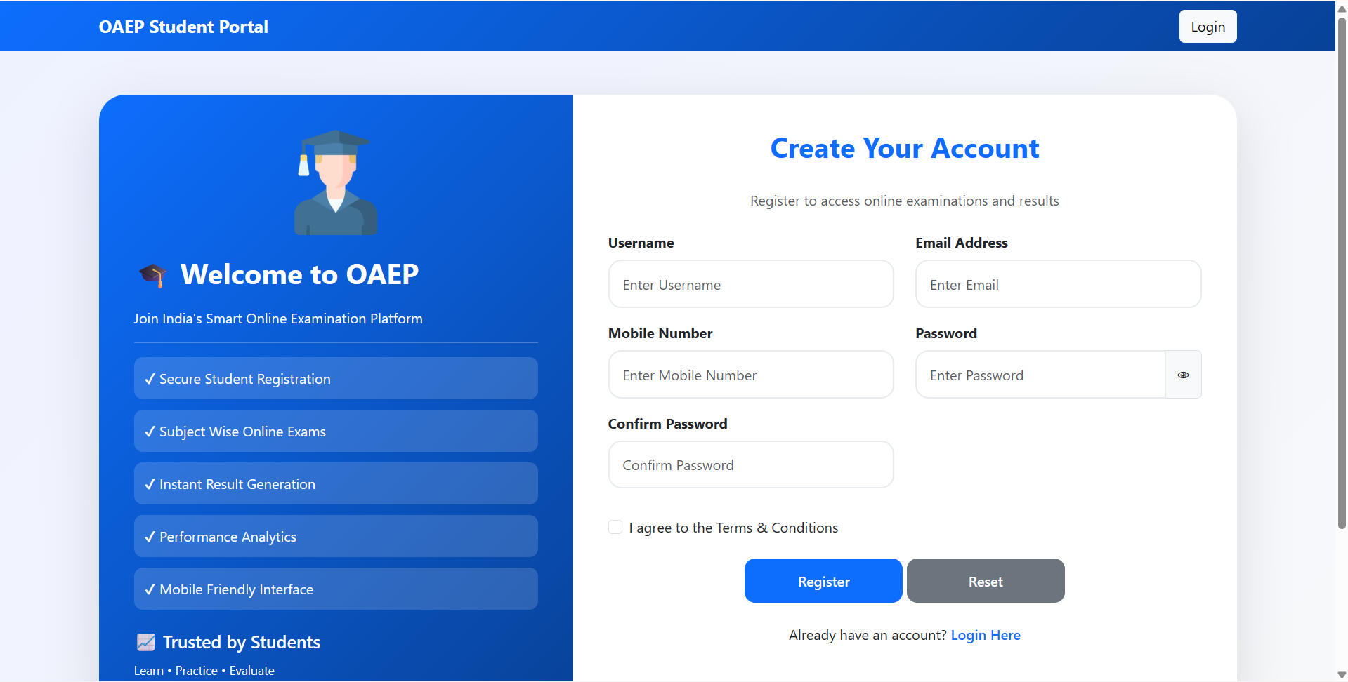 Online Exam Portal